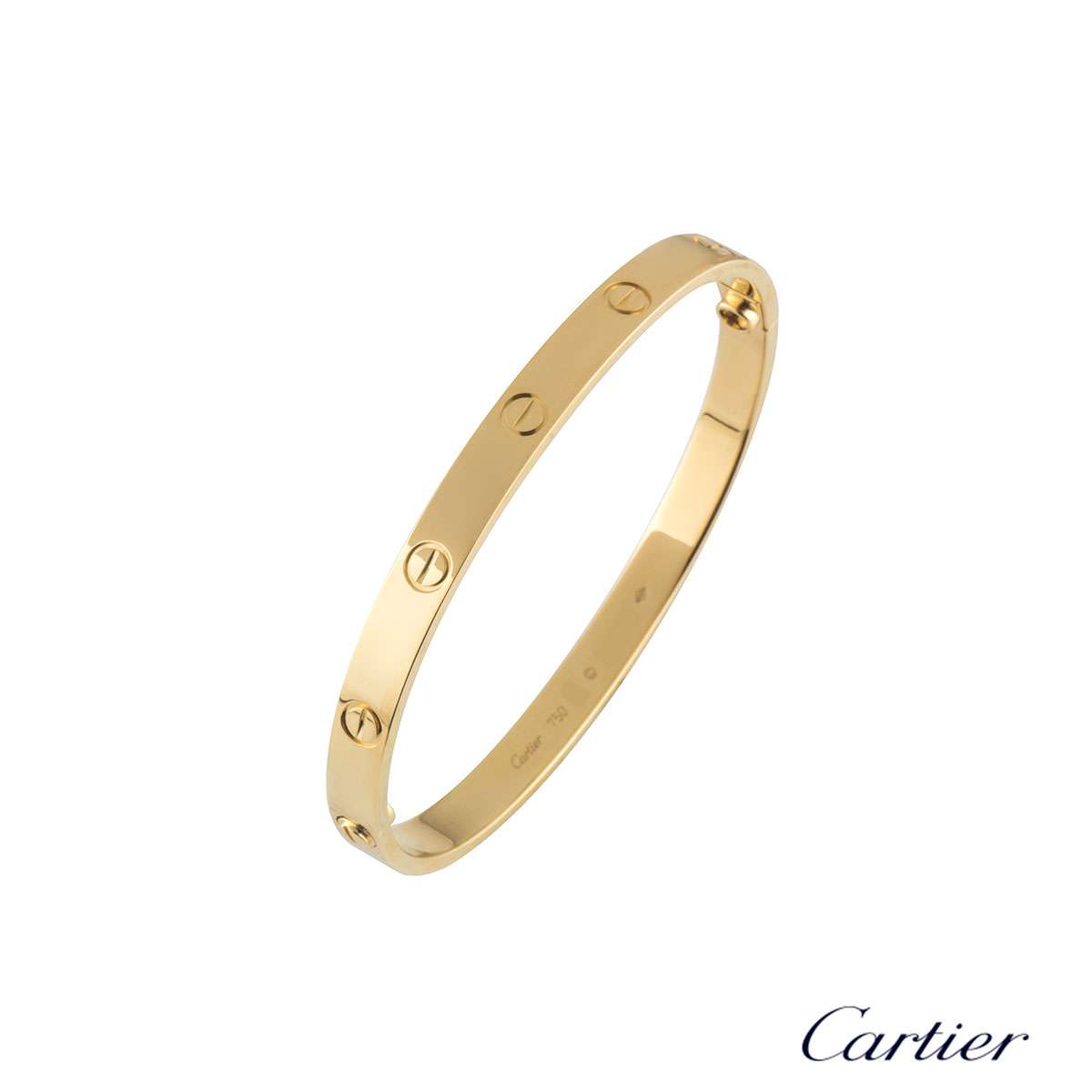 size 21 cartier love bracelet